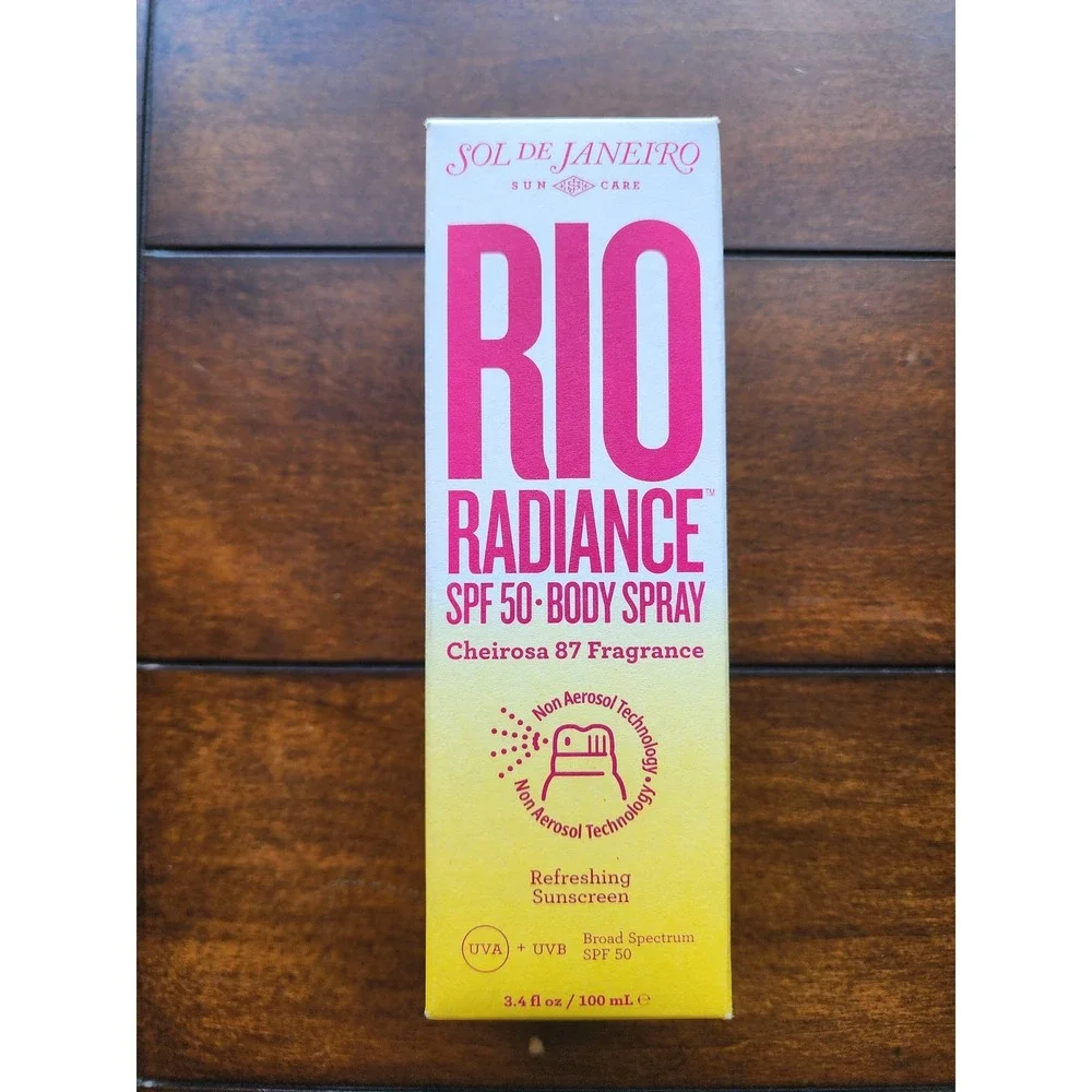 Sol de Janeiro Rio Radiance SPF 50 Body Spray Cheirosa 87 3.4oz 100ml New